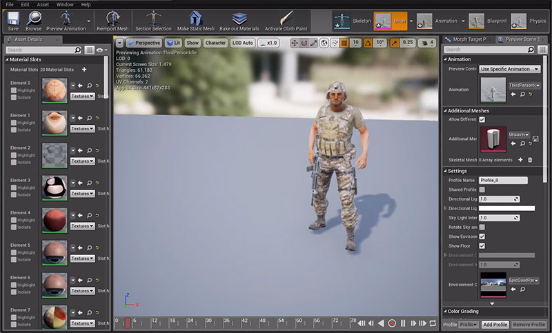 Motion Capture for 3D Character Animation